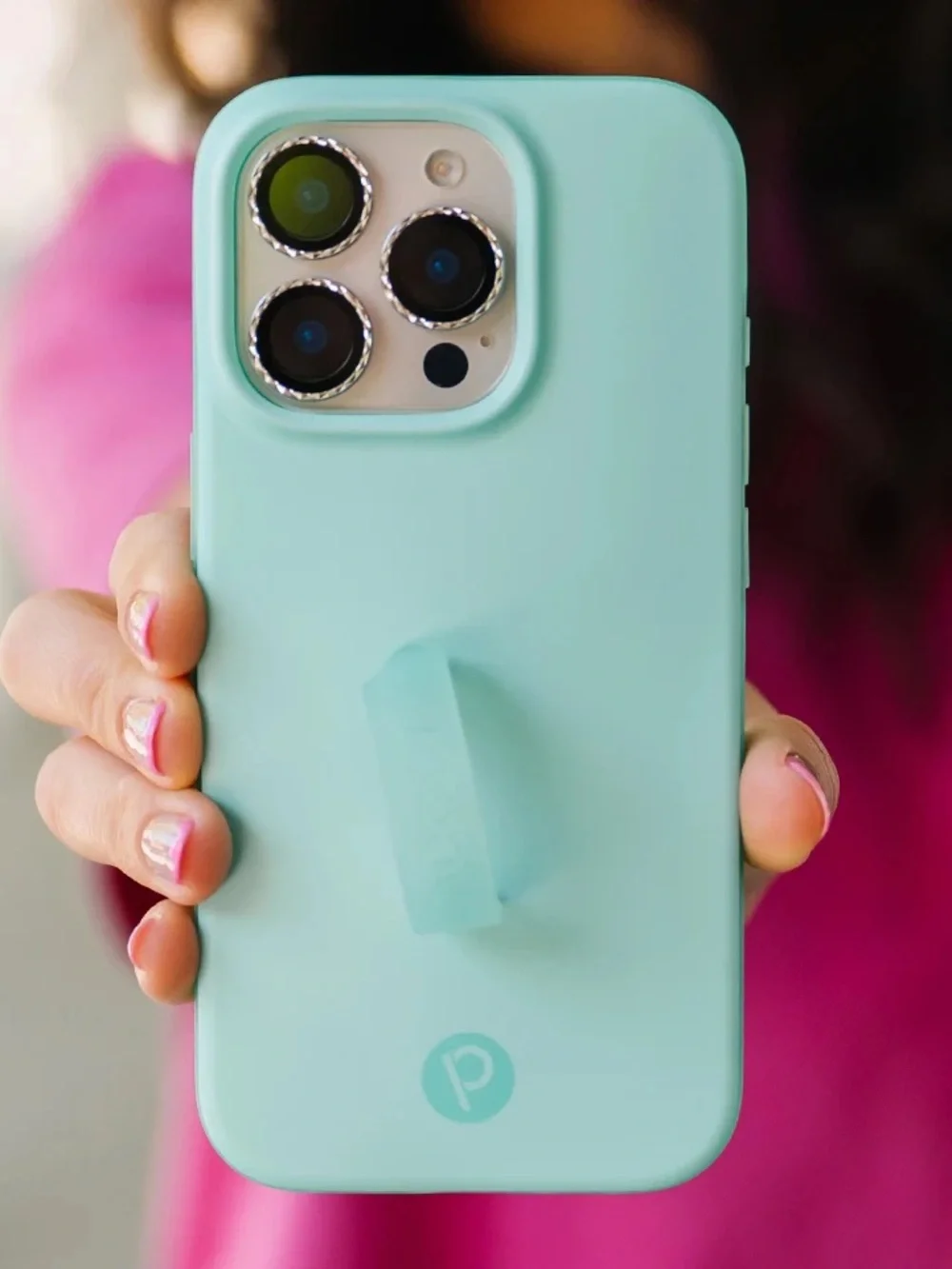 Loopy Mint Splash Phone Case iPhone 15 pro max